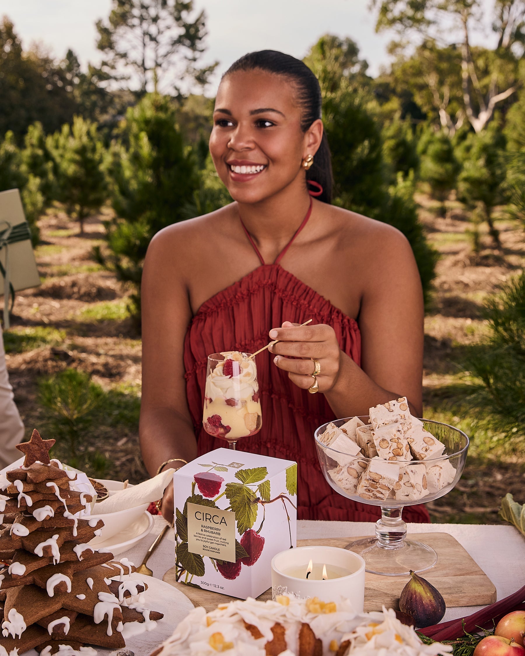 Gingerbread Cookies Candle — lifestyle image