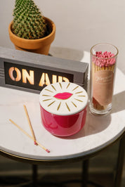 Smoked Cherry Charmed Candle 226g - Lips