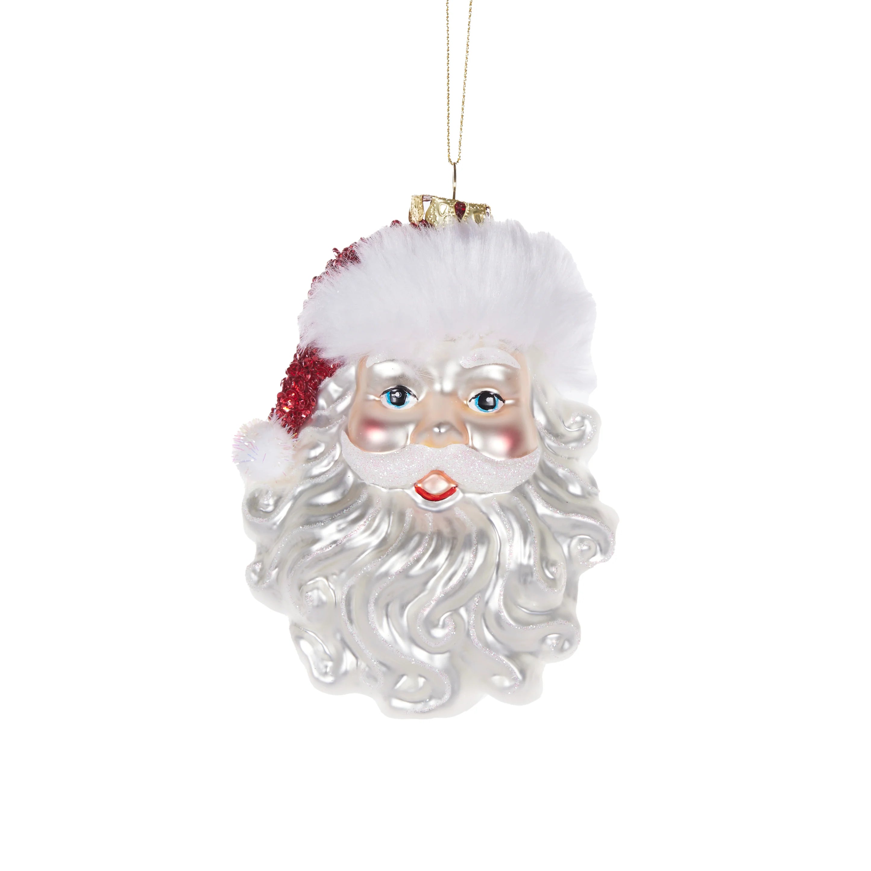 LUXE VINTAGE SANTA HANGING | Christmas Ornament