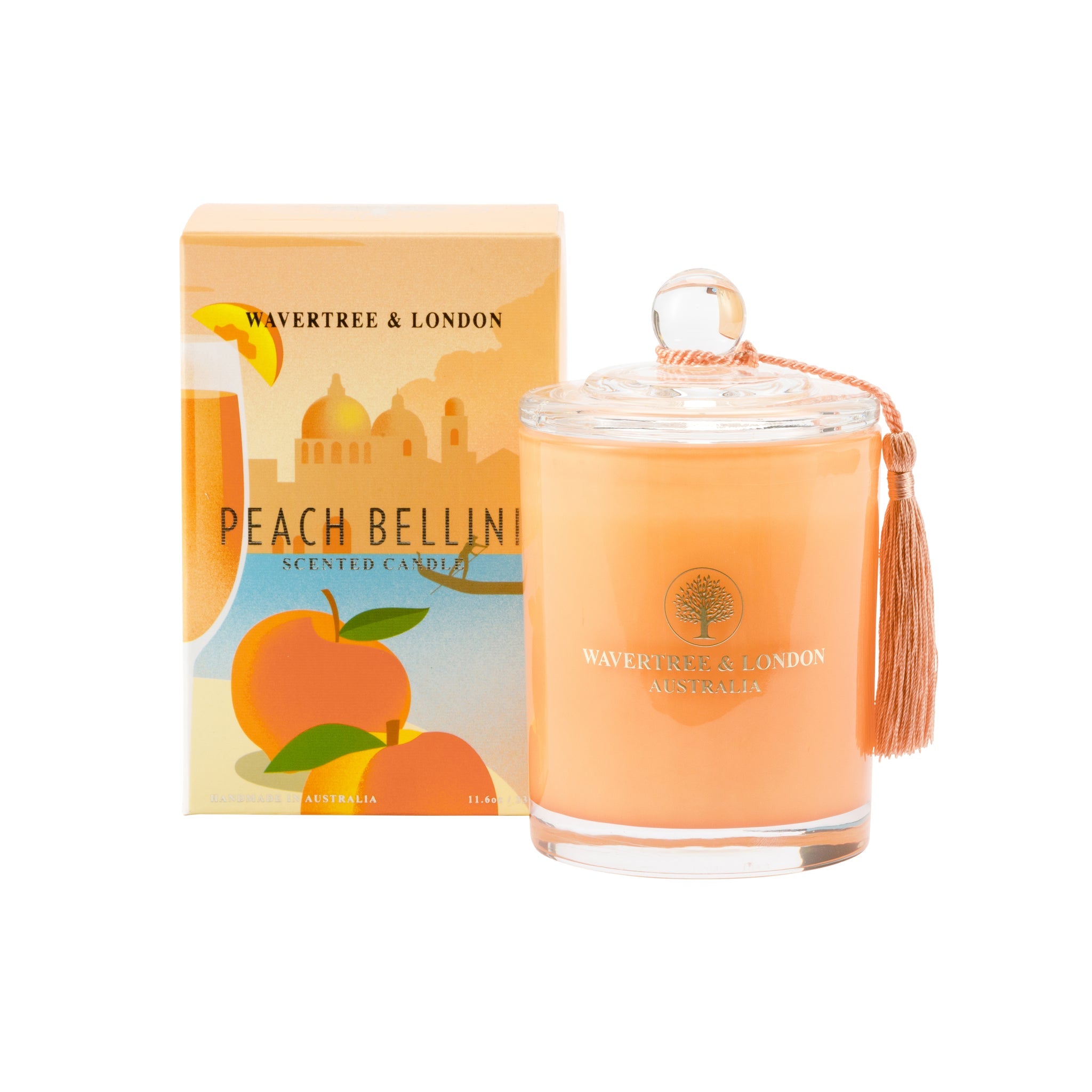 PEACH BELLINI | Wavertree & London | 330g Soy Candle