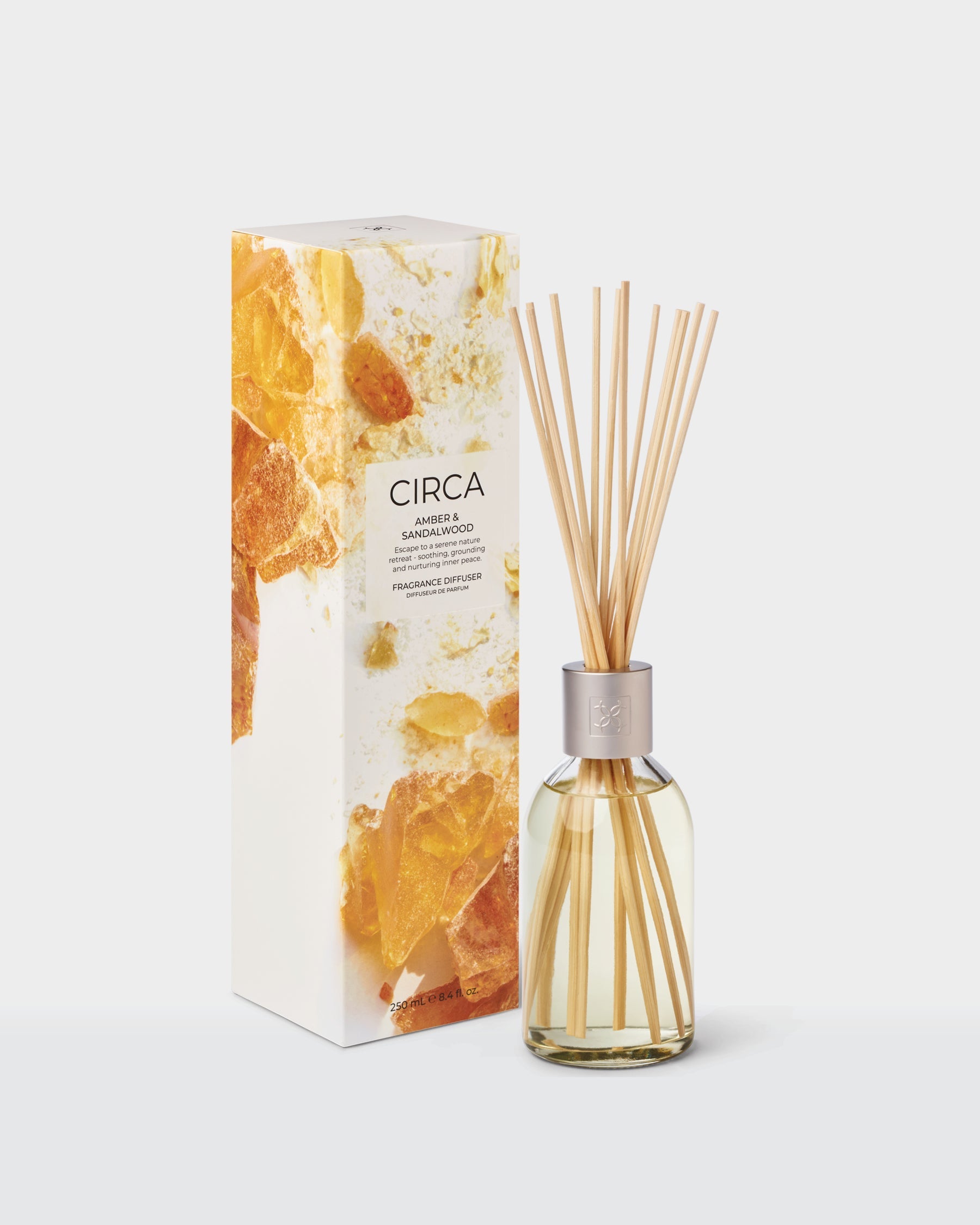 Amber & Sandalwood 250mL Fragrance Diffuser