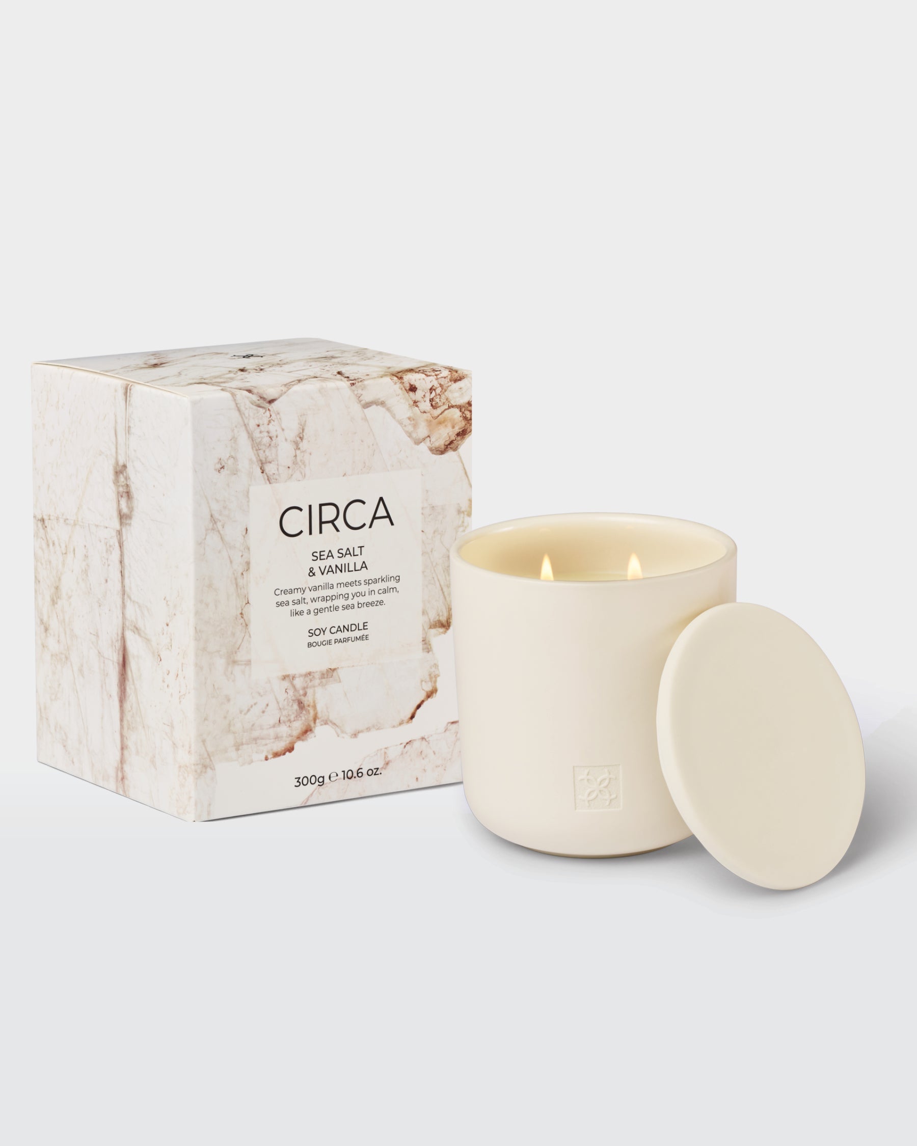 Sea Salt & Vanilla 300g Soy Candle