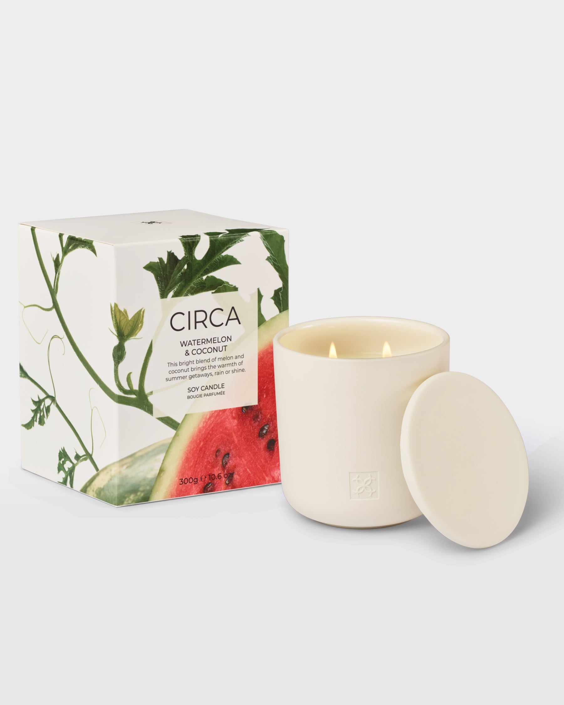 Watermelon & Coconut 300g Soy Candle