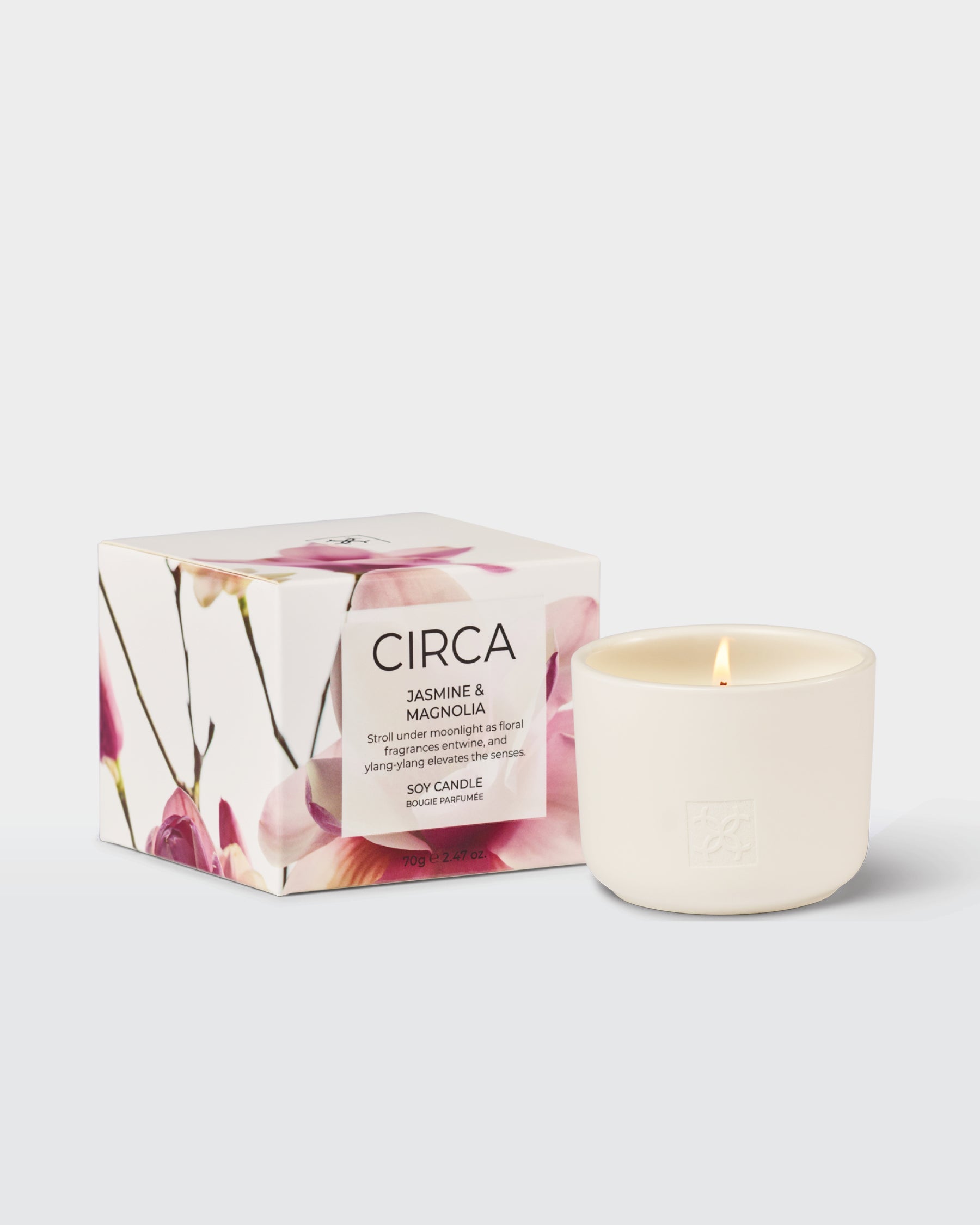 Jasmine & Magnolia 70g Soy Candle