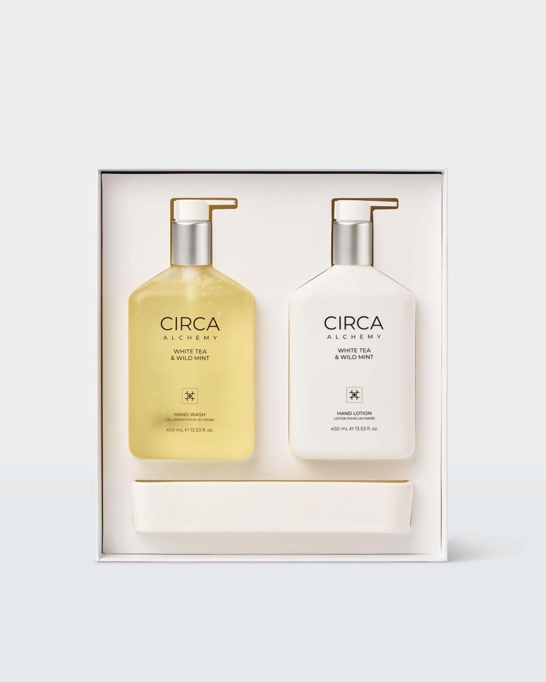 Alchemy White Tea & Wild Mint 900mL Hand Care Duo