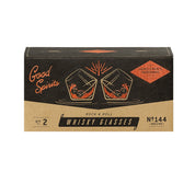 Gentlemens Hardware Rocking Whisky Glasses detail