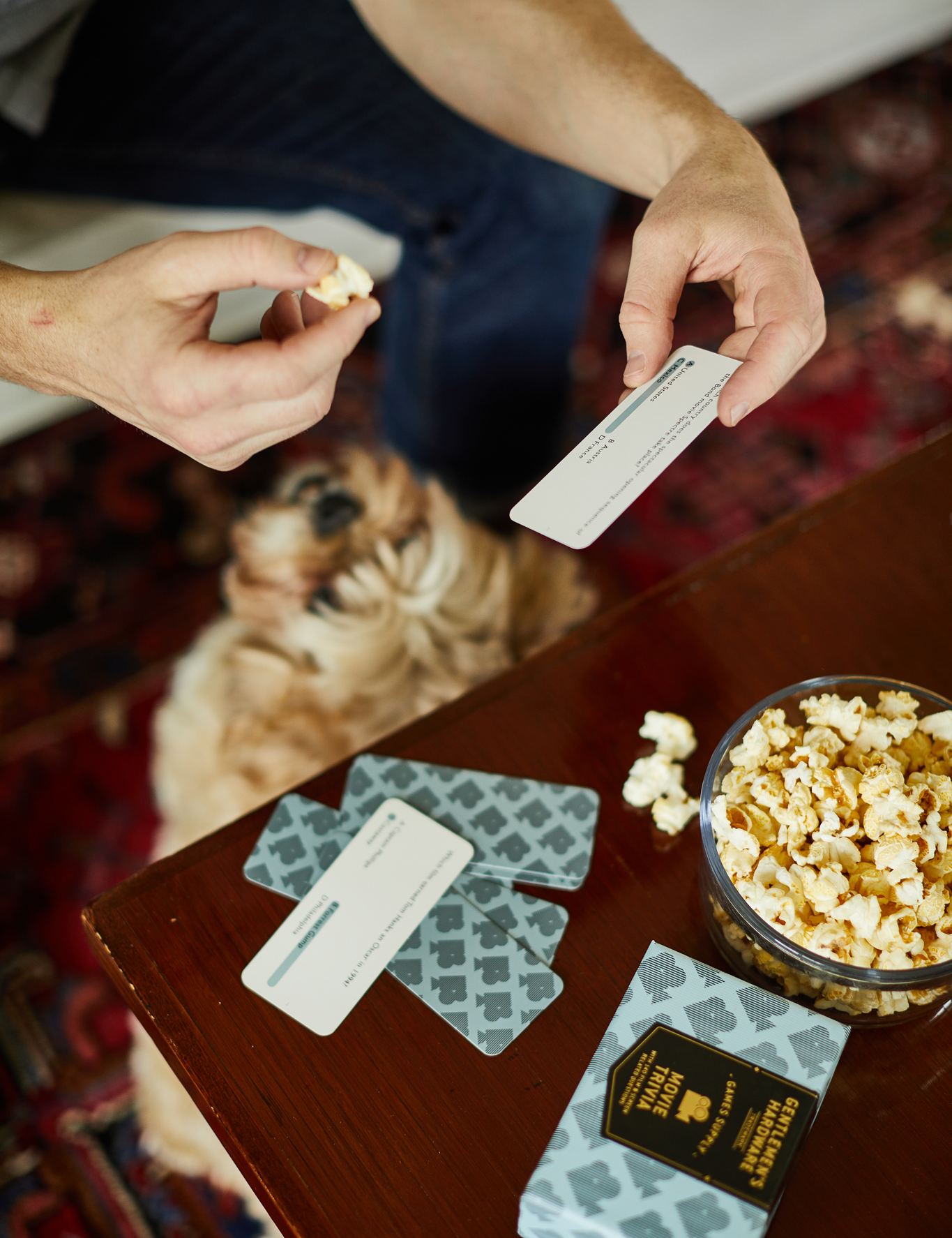 Gentlemens Hardware Movie Trivia cards