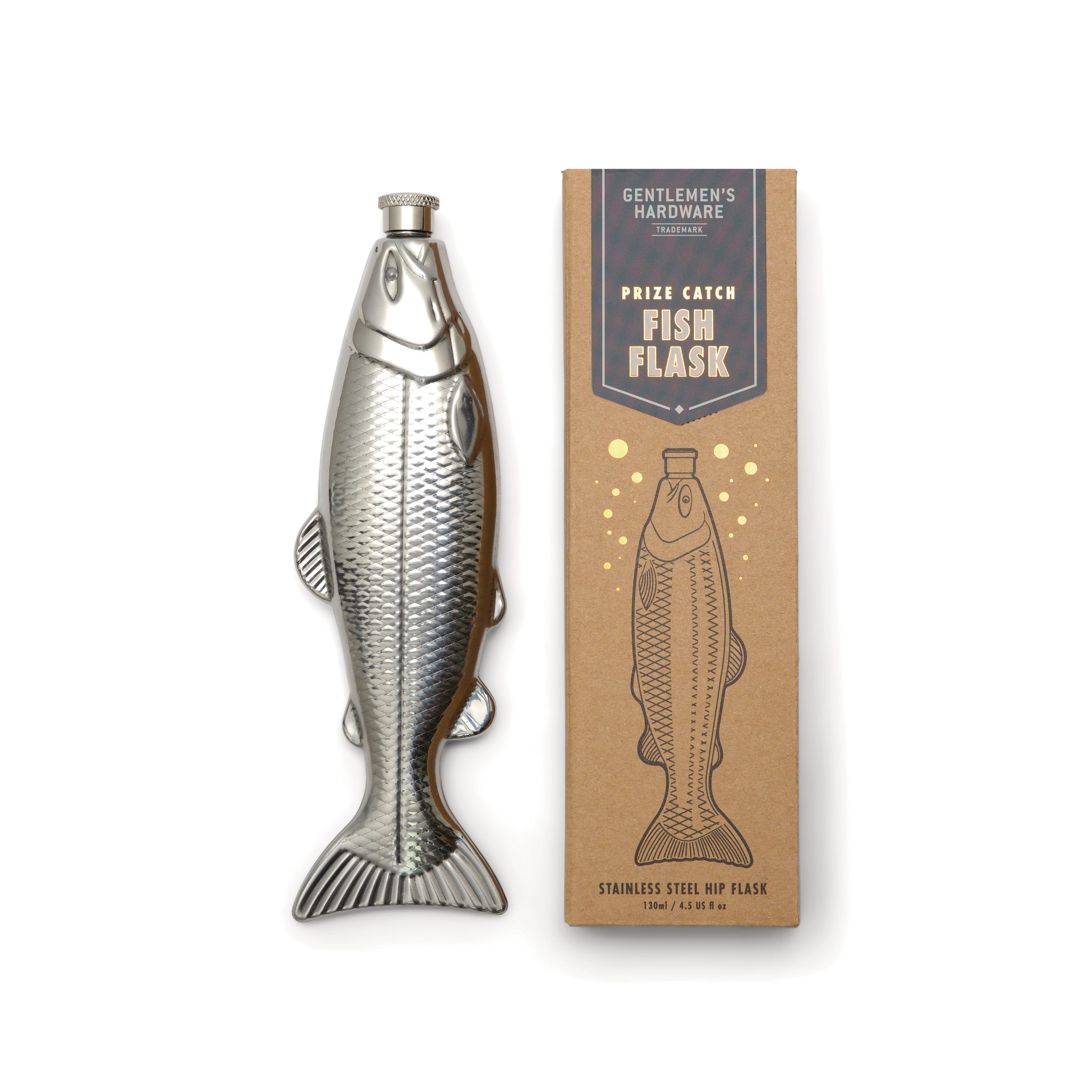 Gentlemens Hardware Fish Hip Flask