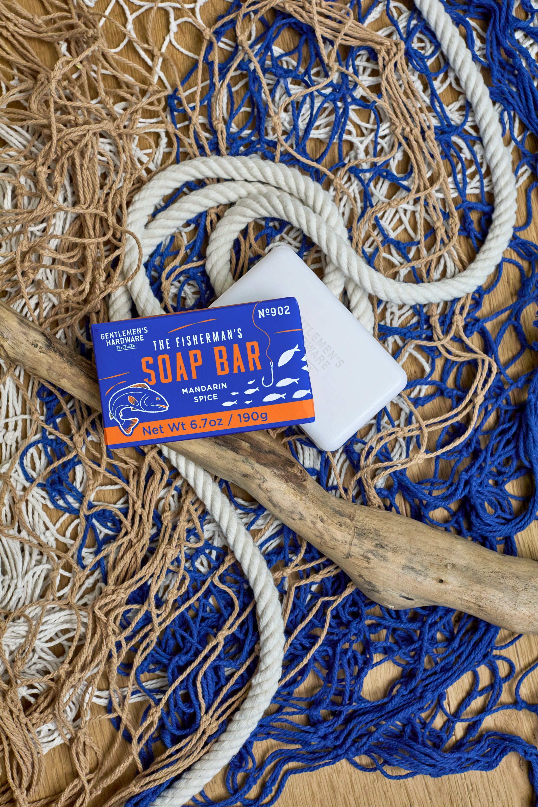 Gentlemens Hardware Fisherman's Soap Bar Mandarin Spice lifestyle