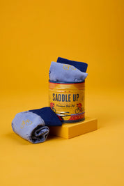 Gentlemens Hardware Socks in a Can Bike tin