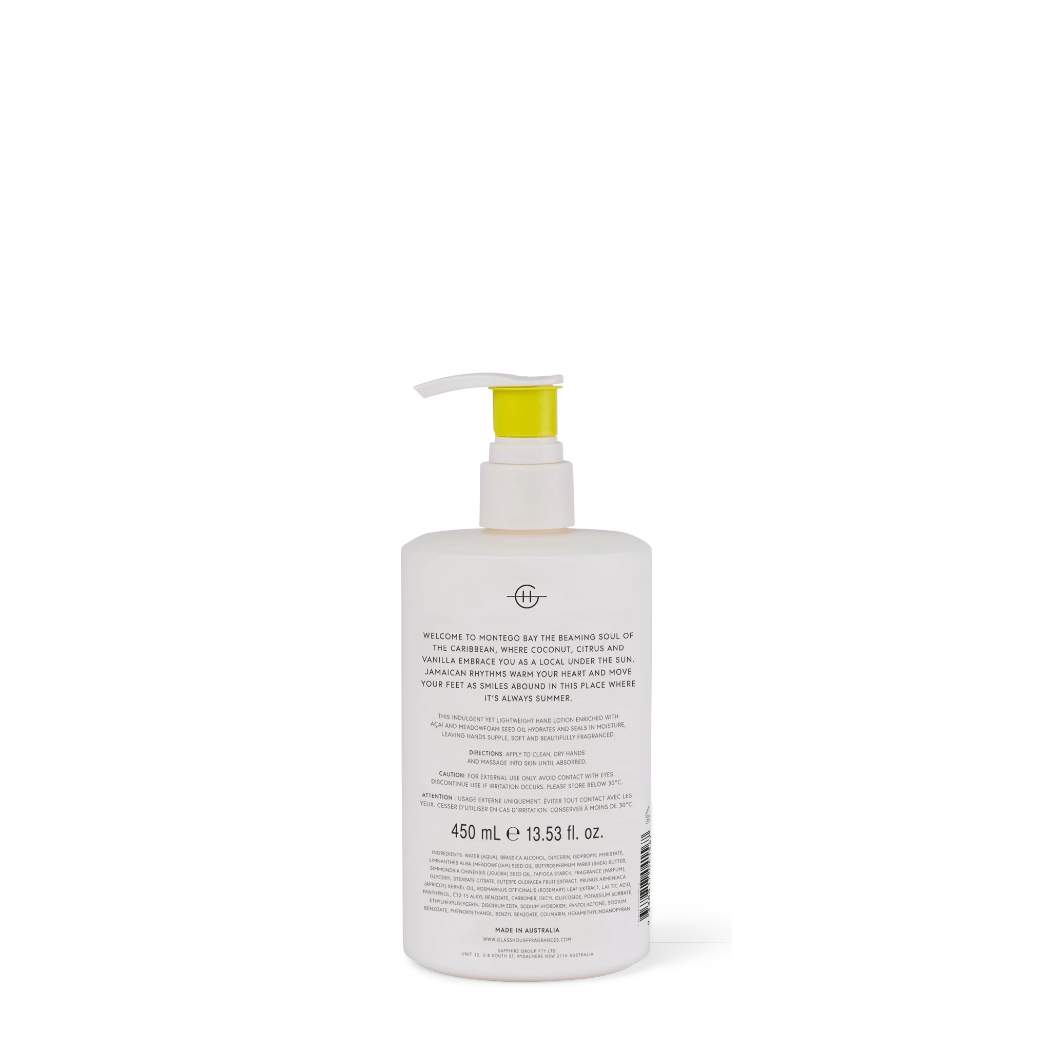 MONTEGO BAY RHYTHM | Coconut & Lime | 450mL Hand Lotion