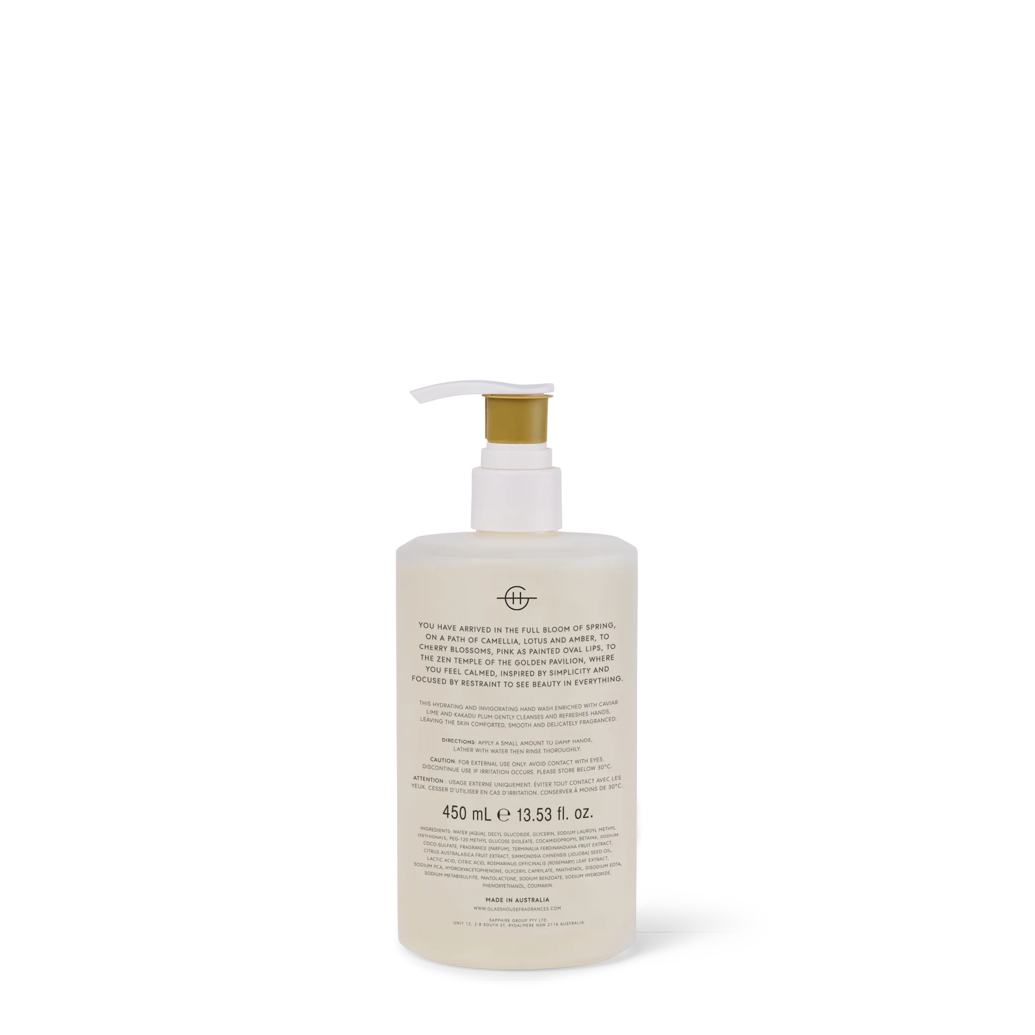 KYOTO IN BLOOM | Camellia & Lotus | 450mL Hand Wash