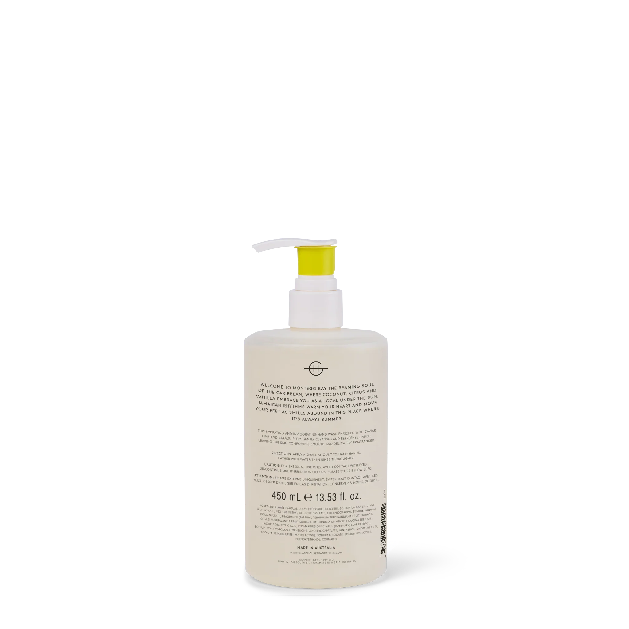 MONTEGO BAY RHYTHM | Coconut Lime | 450mL Hand Wash