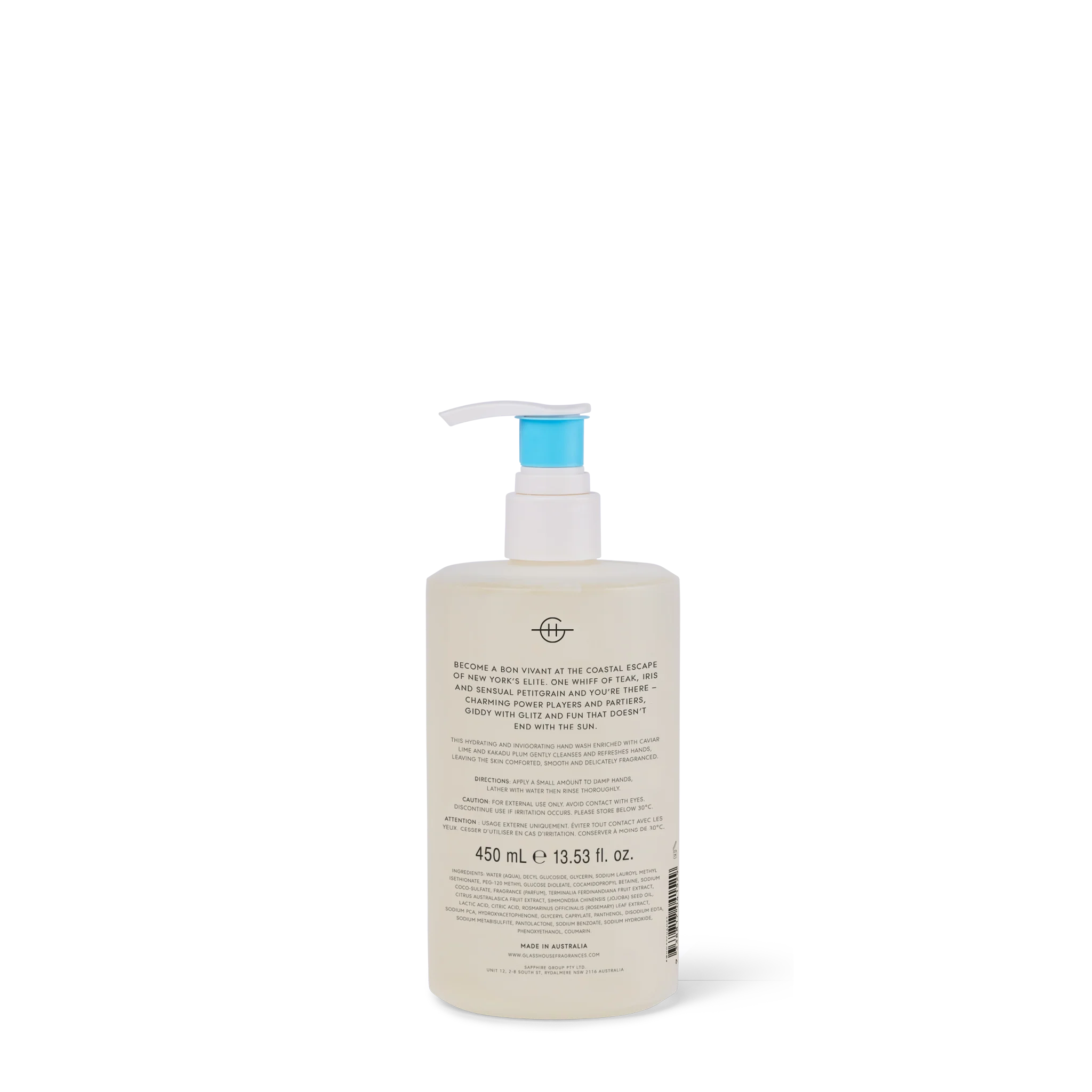 THE HAMPTONS | Teak & Petitgrain | 450mL Hand Wash