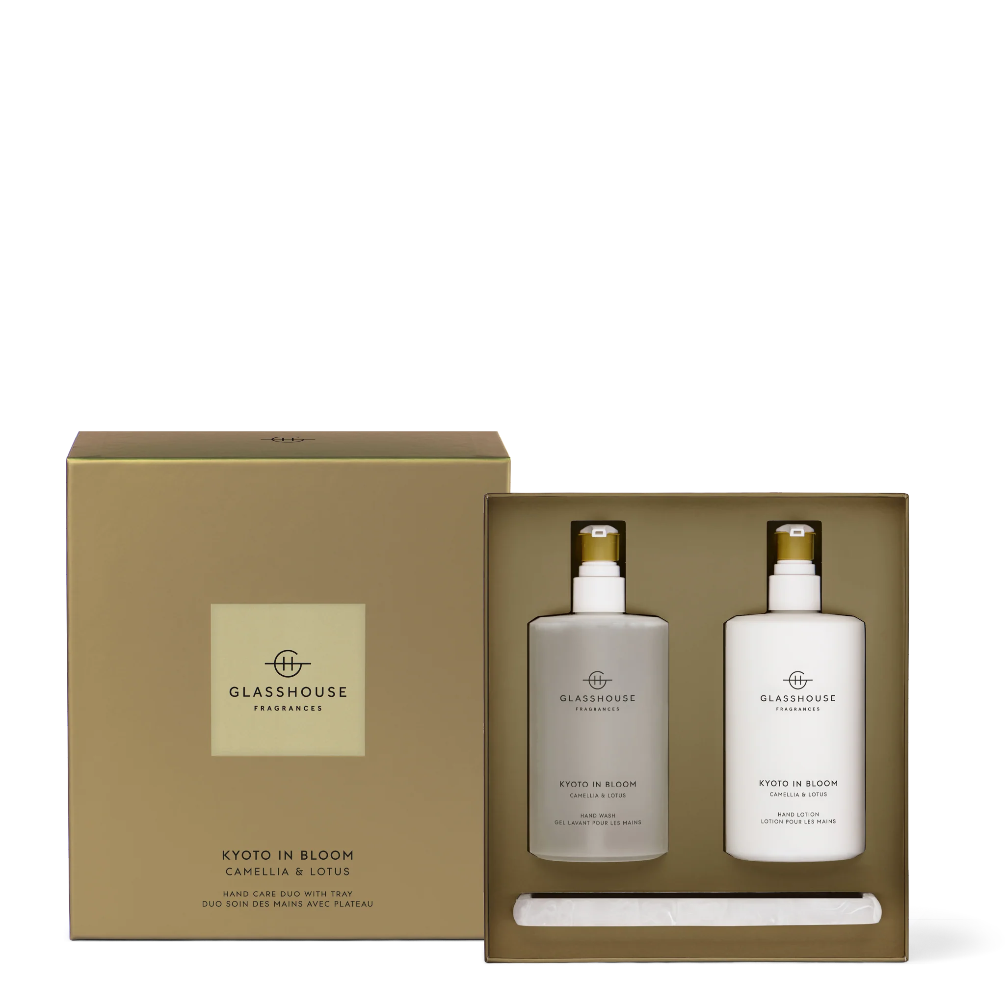 KYOTO IN BLOOM | Camellia & Lotus | Hand Care Duo With Tray