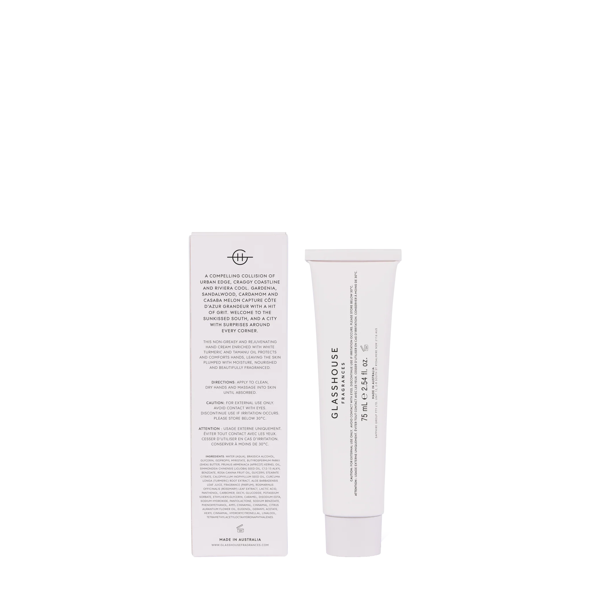 MARSEILLE MEMOIR | Gardenia | 75mL Hand Cream