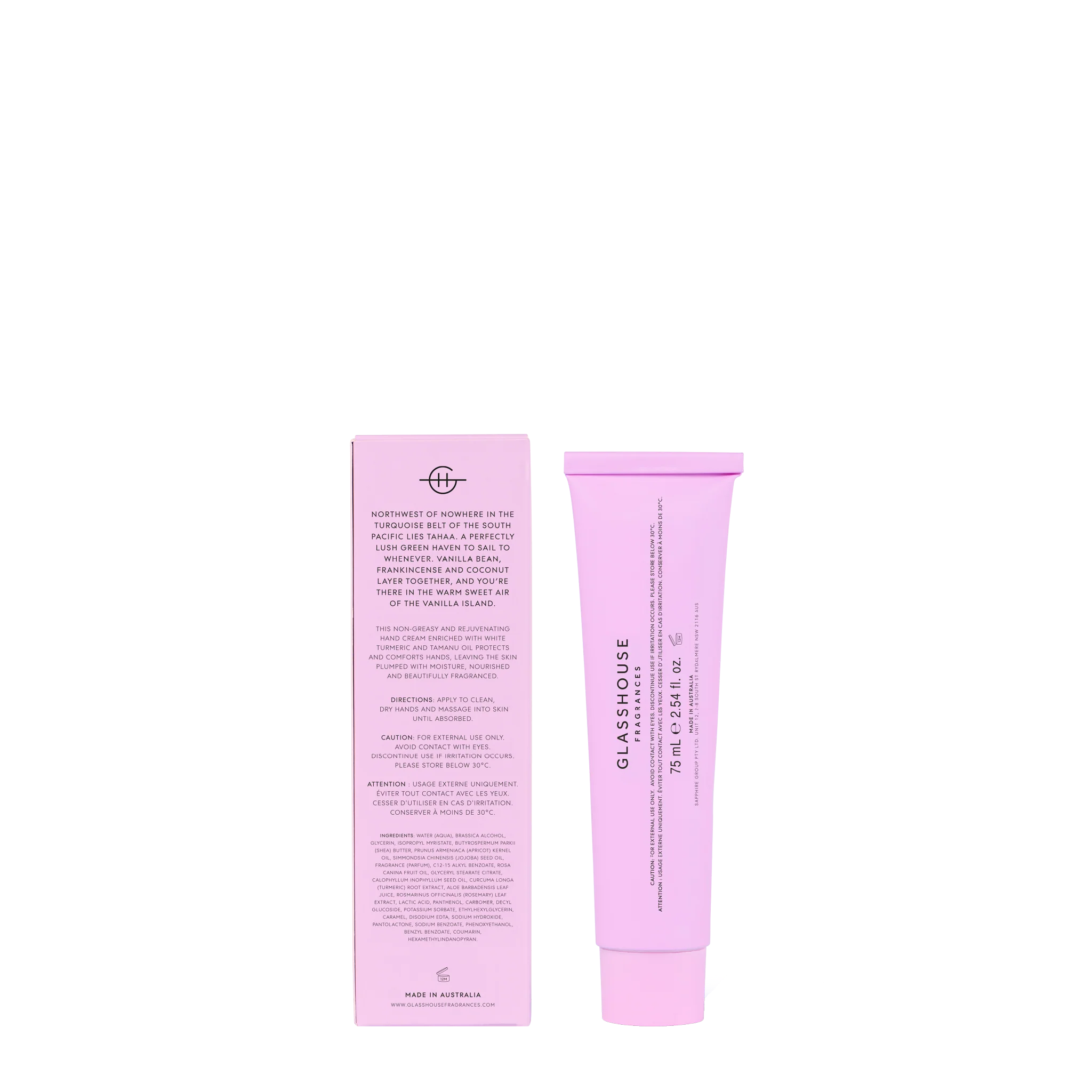 A TAHAA AFFAIR | Vanilla Caramel | 75mL Hand Cream