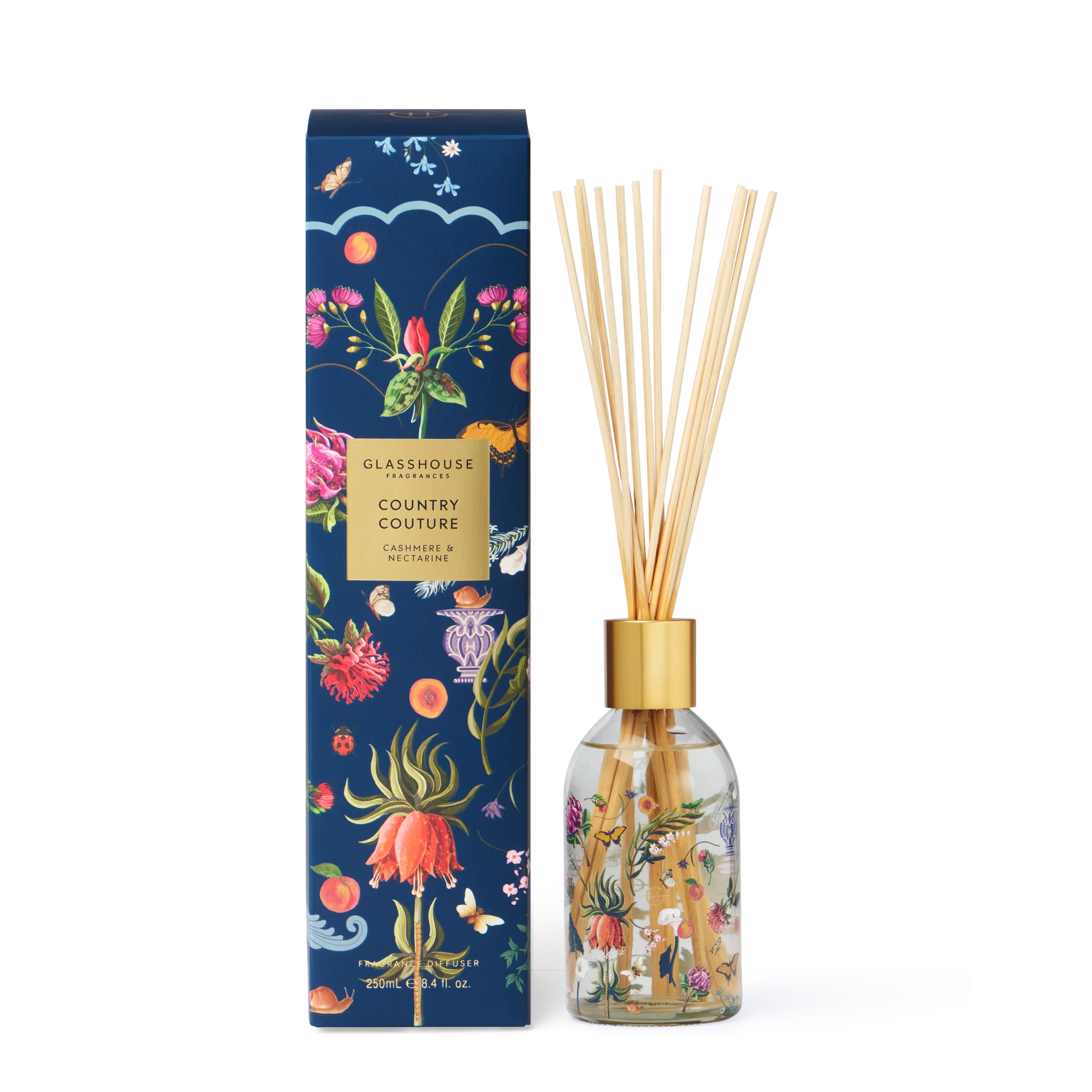 COUNTRY COUTURE | Cashmere & Nectarine |250mL Fragrance Diffuser Mother's Day Limited Edition