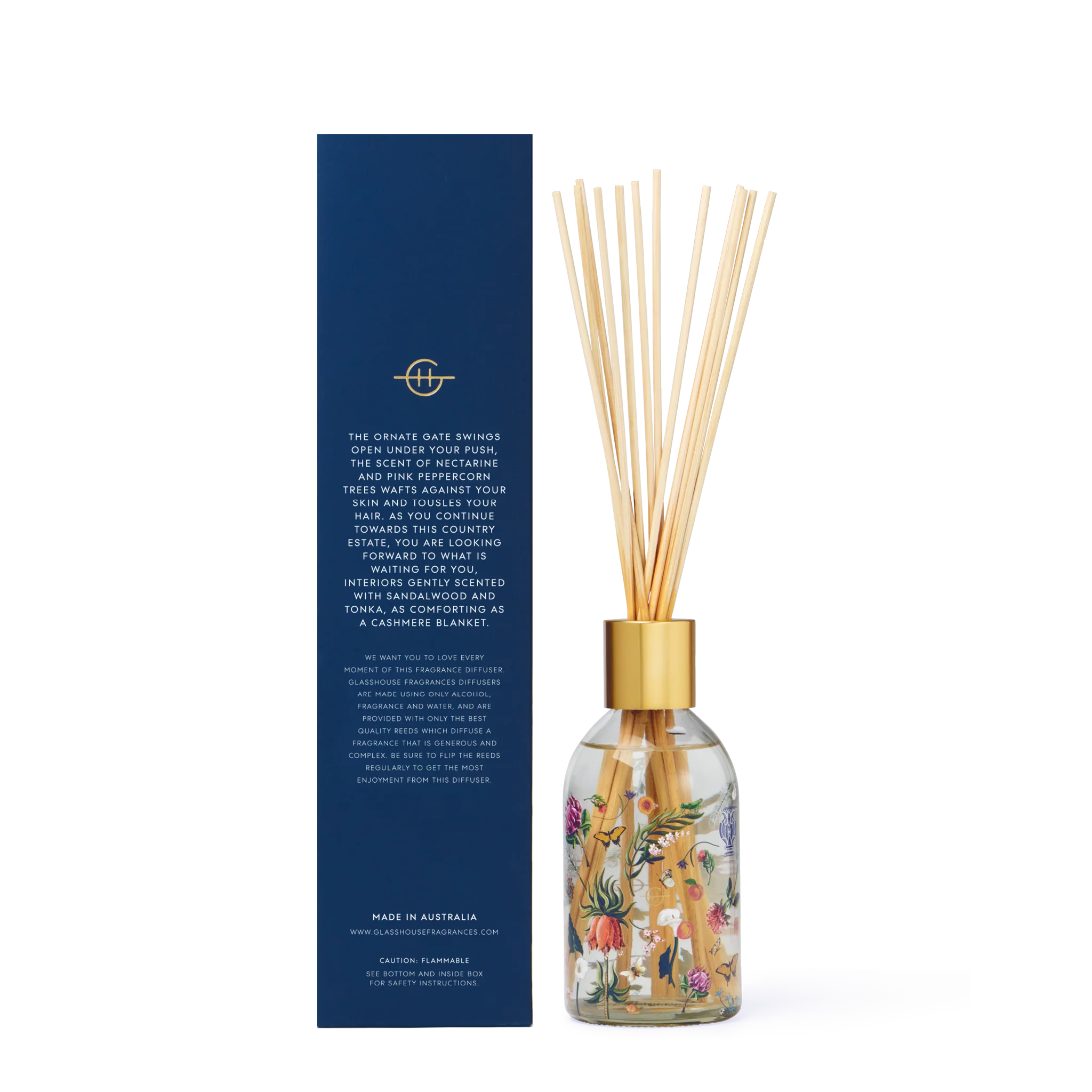 COUNTRY COUTURE | Cashmere & Nectarine |250mL Fragrance Diffuser Mother's Day Limited Edition