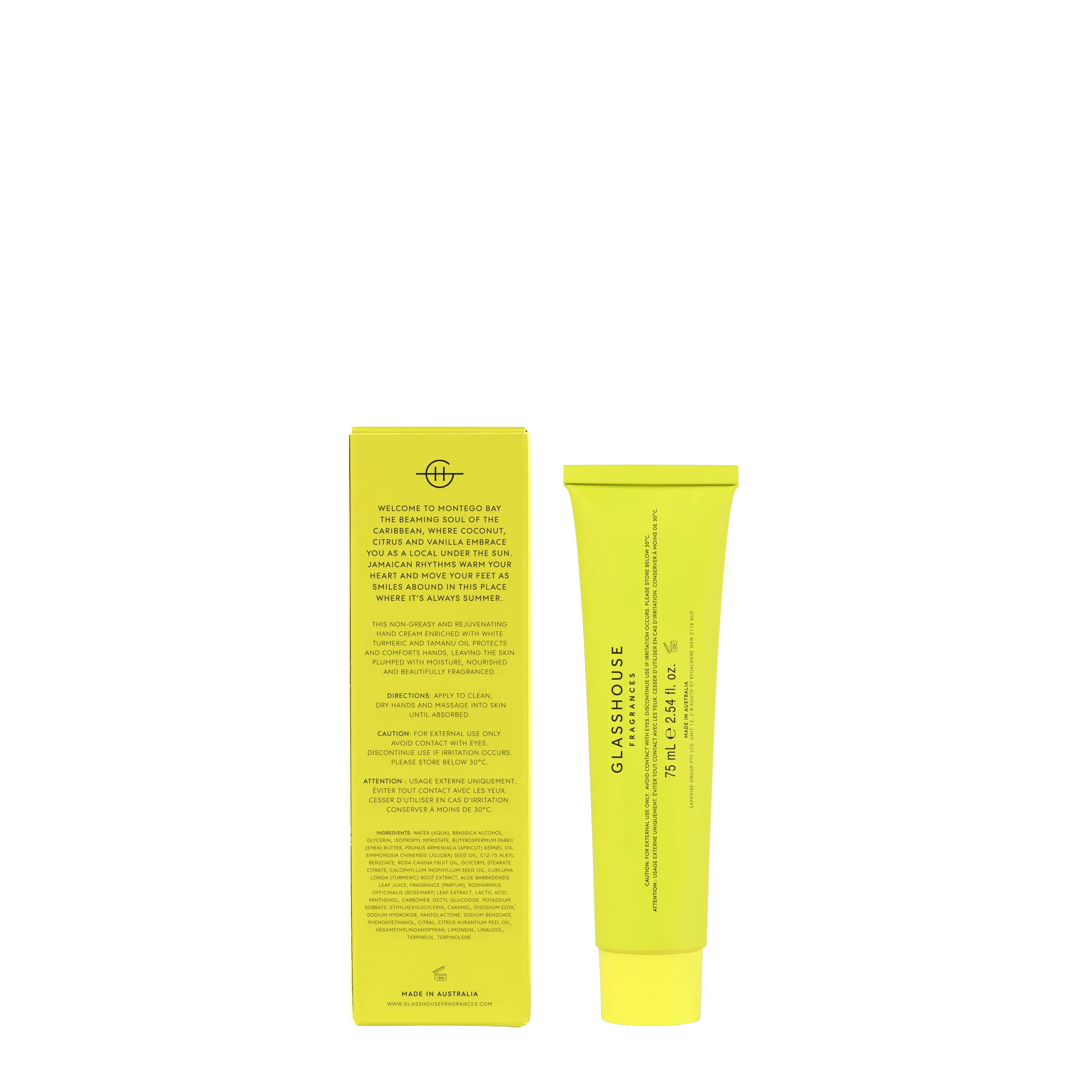 MONTEGO BAY RHYTHM | Coconut & Lime | 75mL Hand Cream