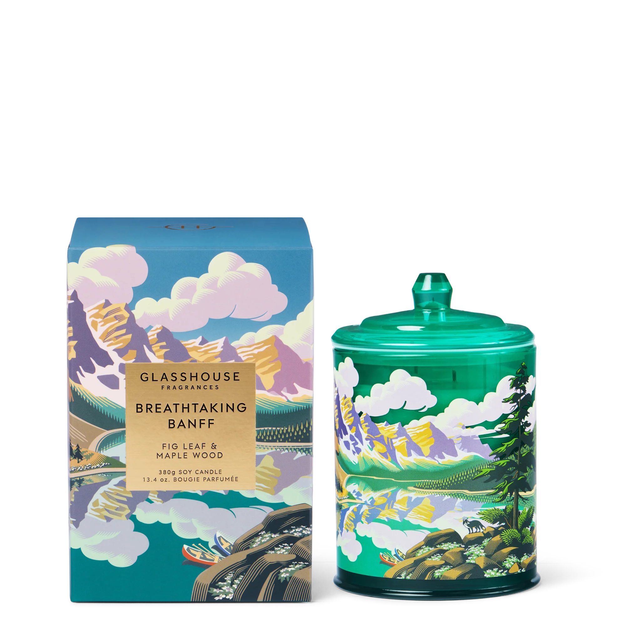 BREATHTAKING BANFF | Maple Wood & Fig Leaf | 380g Soy Candle