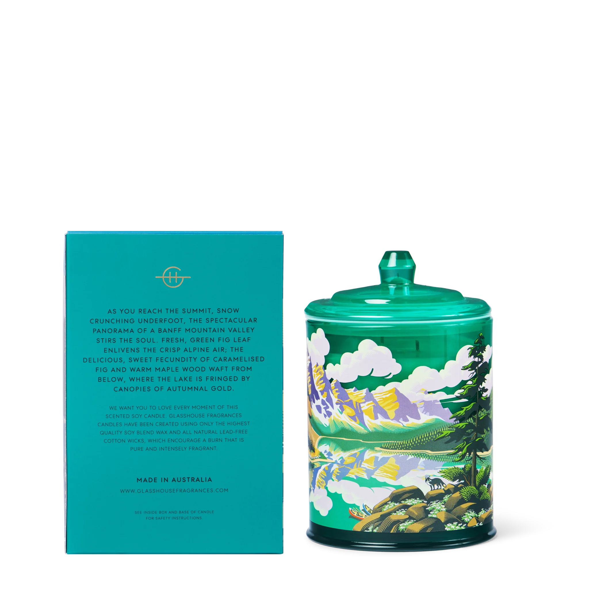 BREATHTAKING BANFF | Maple Wood & Fig Leaf | 380g Soy Candle