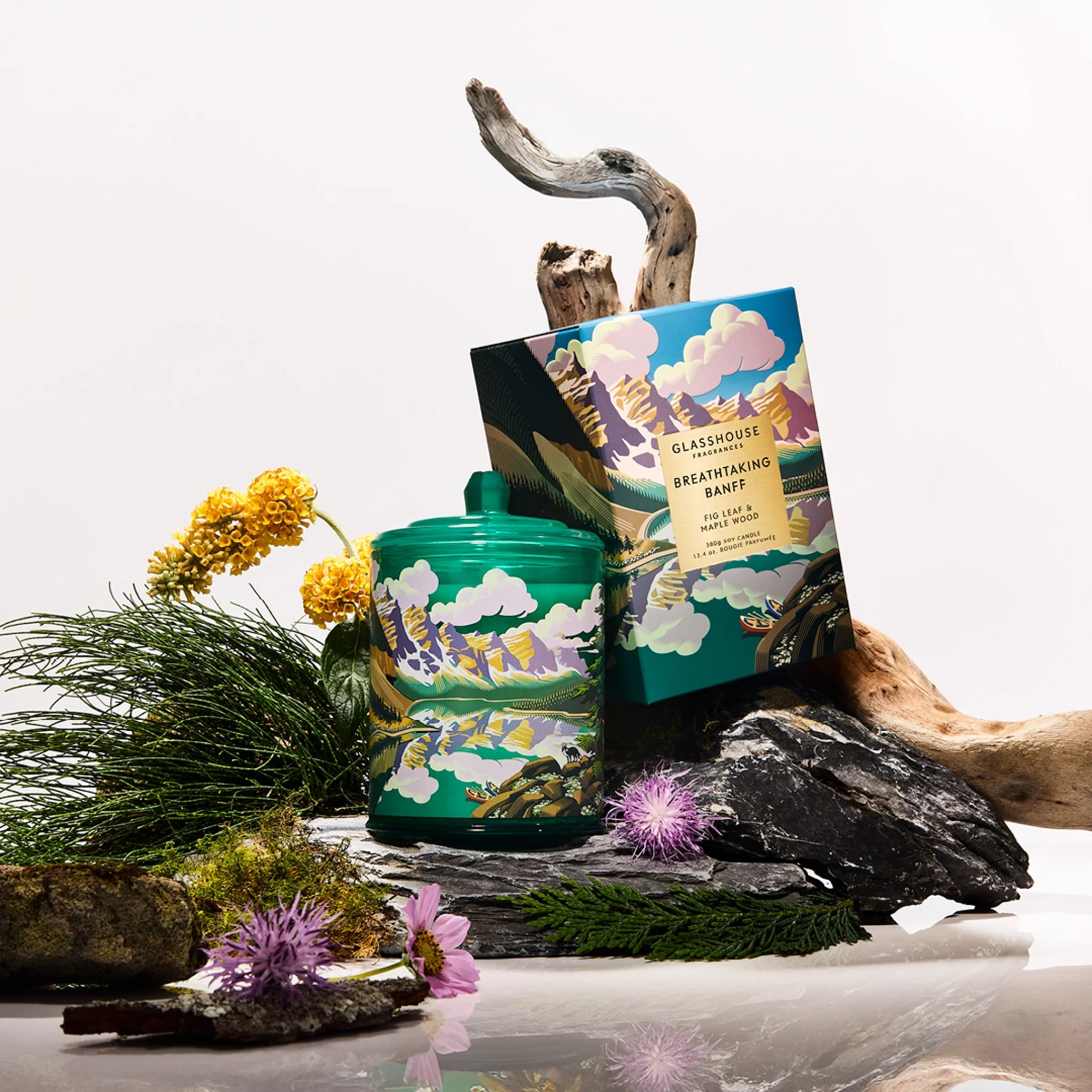 BREATHTAKING BANFF | Maple Wood & Fig Leaf | 380g Soy Candle