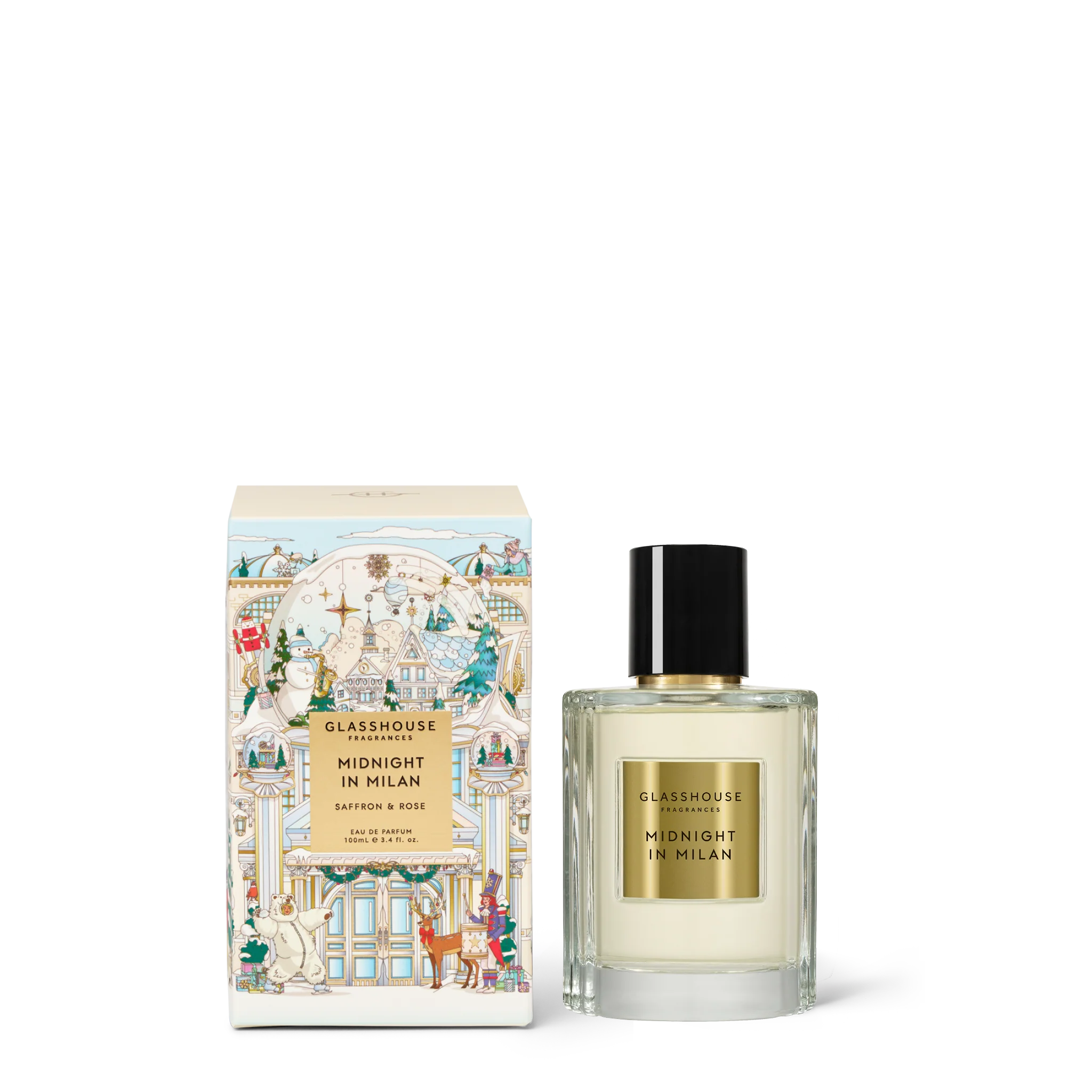 MIDNIGHT IN MILAN | Saffron & Rose | 100mL Eau de Parfum