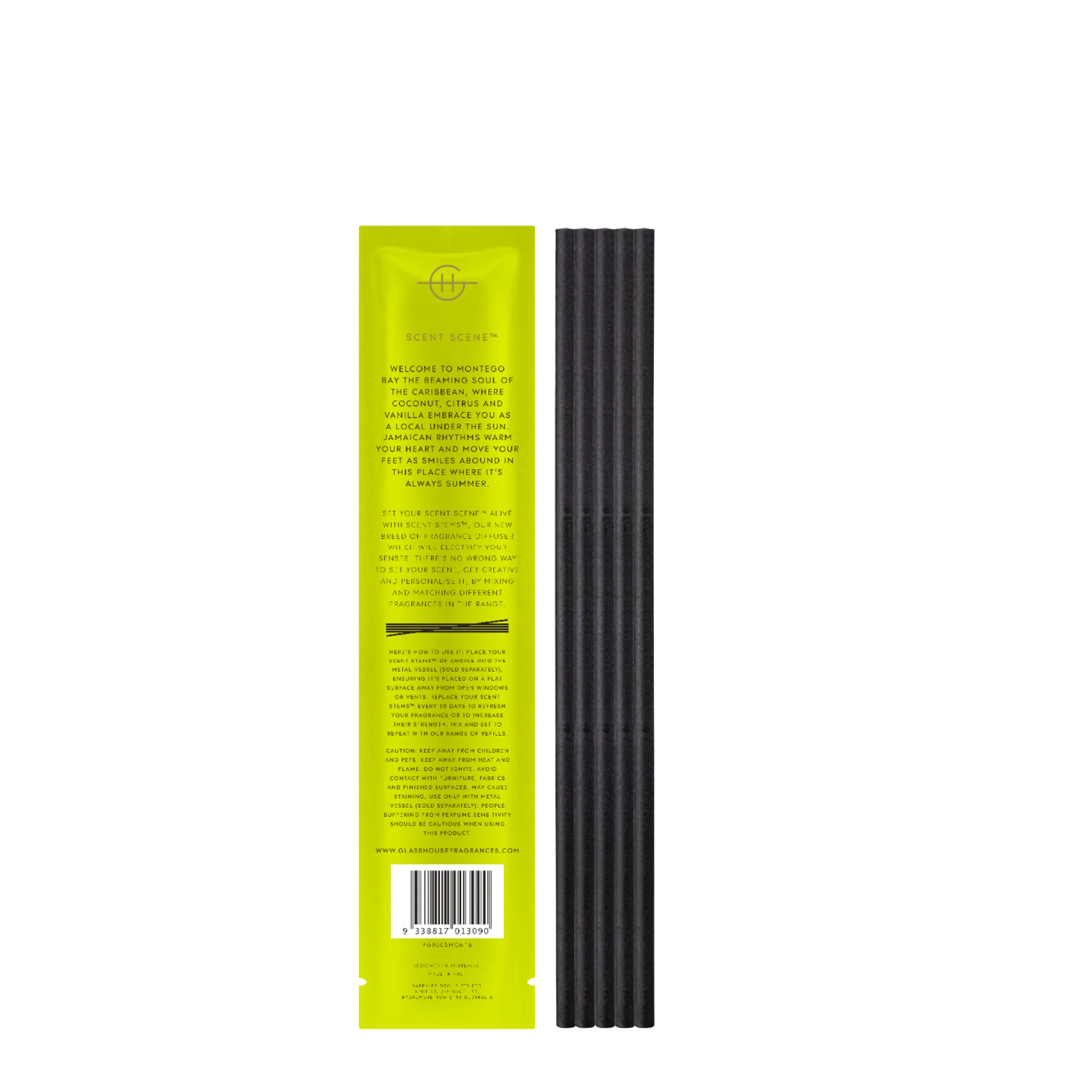 MONTEGO BAY RHYTHM | Coconut Lime | Replacement Scent Stems