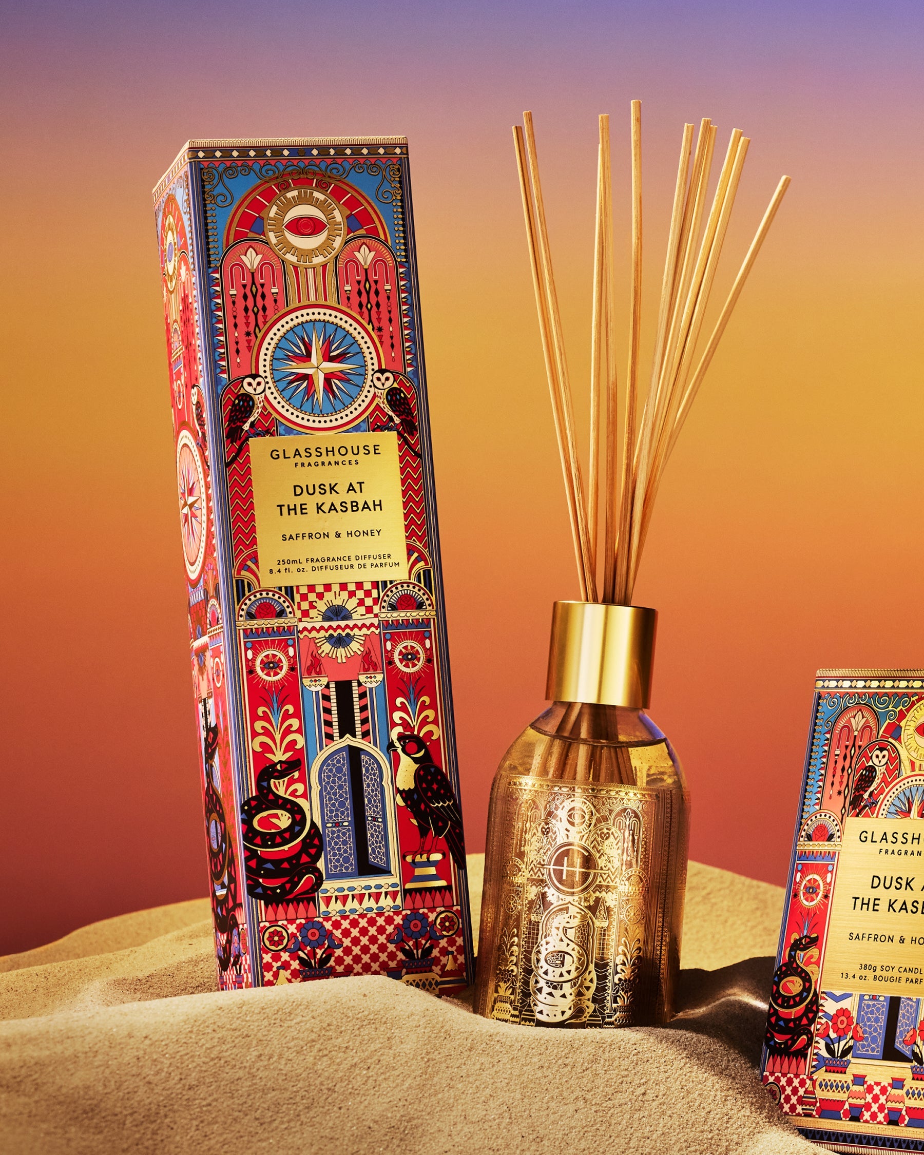 Dusk At The Kasbah 250mL Fragrance Diffuser second angle