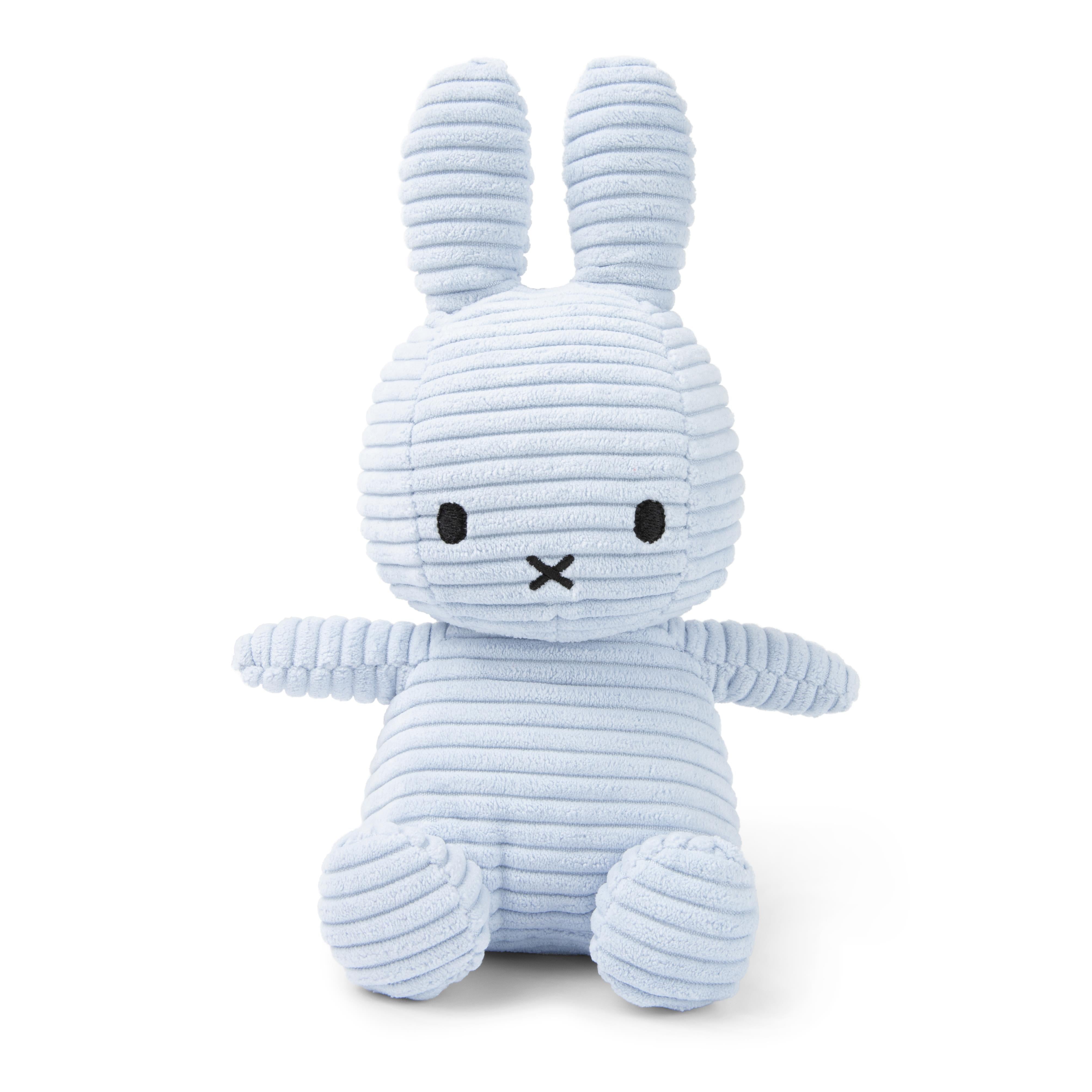 Miffy Sitting Corduroy Ice Blue (23cm)