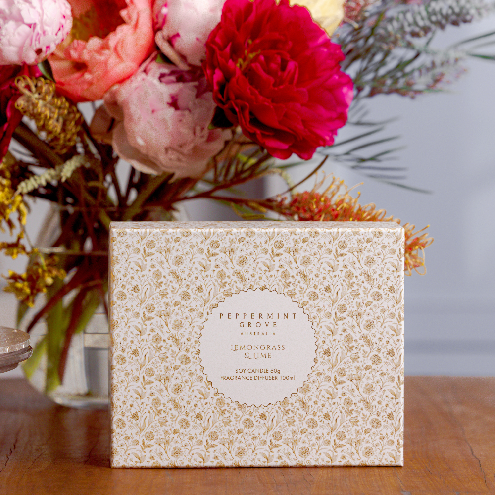 LEMONGRASS & LIME | Mini Candle & Diffuser Gift Set | Christmas 2026