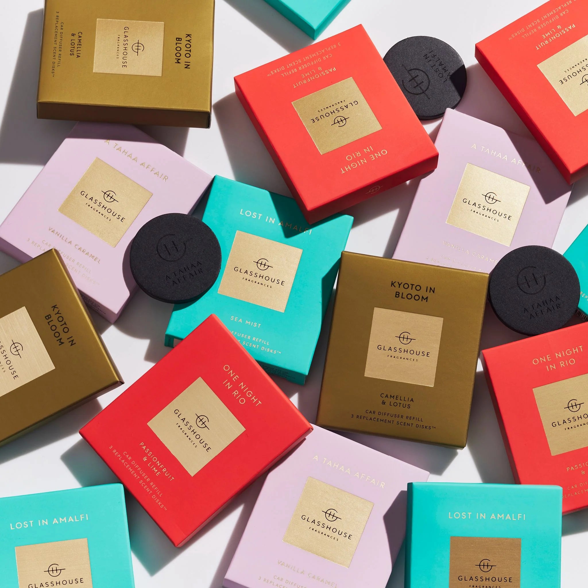 ONE NIGHT IN RIO | Passionfruit & Lime | Replacement Car Scent Disk