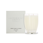 FRESH SAGE & CEDAR | 370g Soy Candle