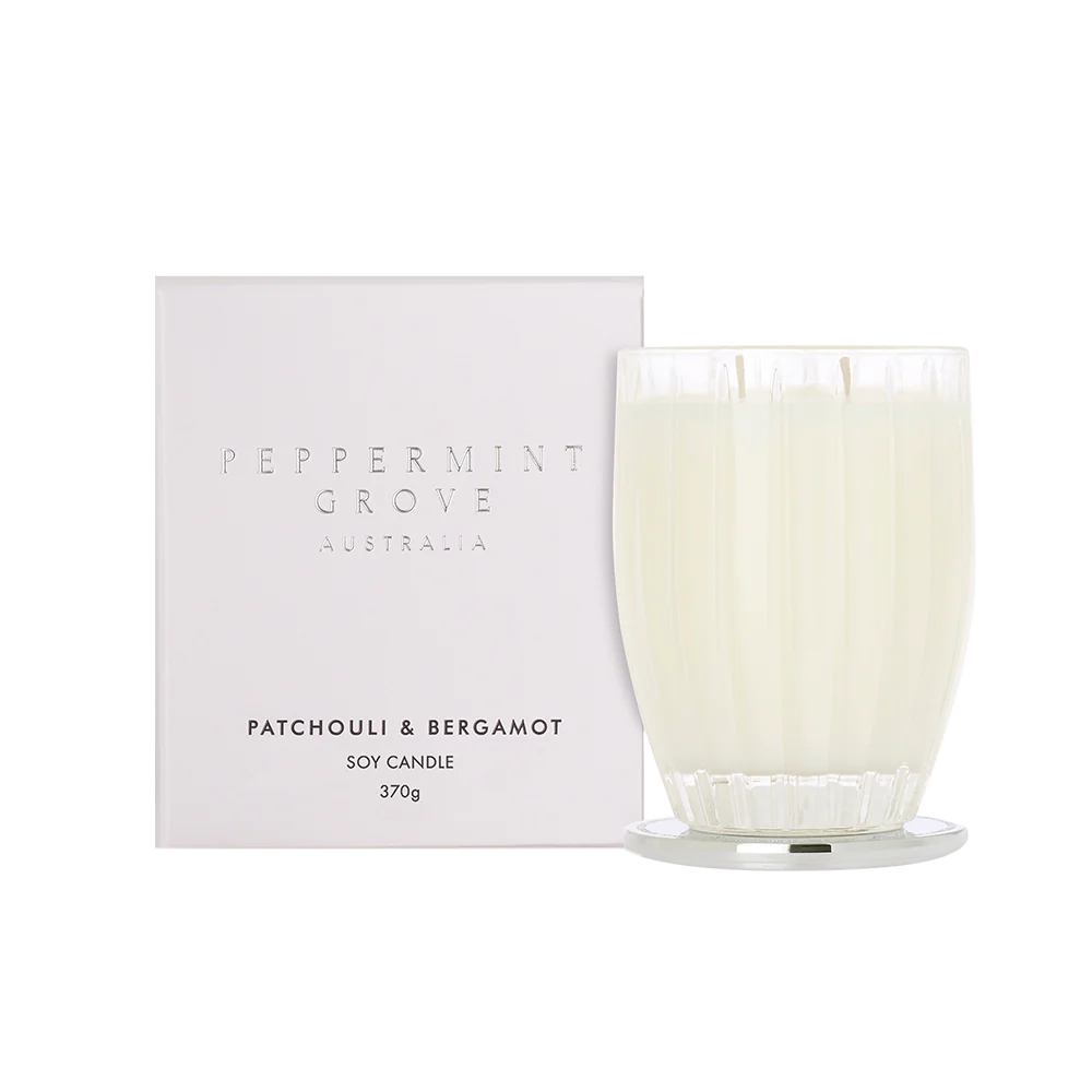 PATCHOULI & BERGAMOT | 370g Soy Candle
