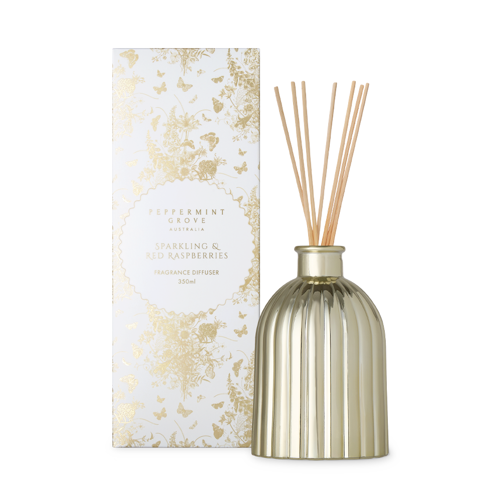 SPARKLING & RED RASPBERRIES | 350mL Fragrance Diffuser | Christmas 2026