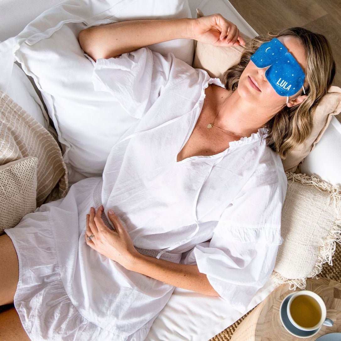 Lula Lavender eye mask lifestyle photo 1