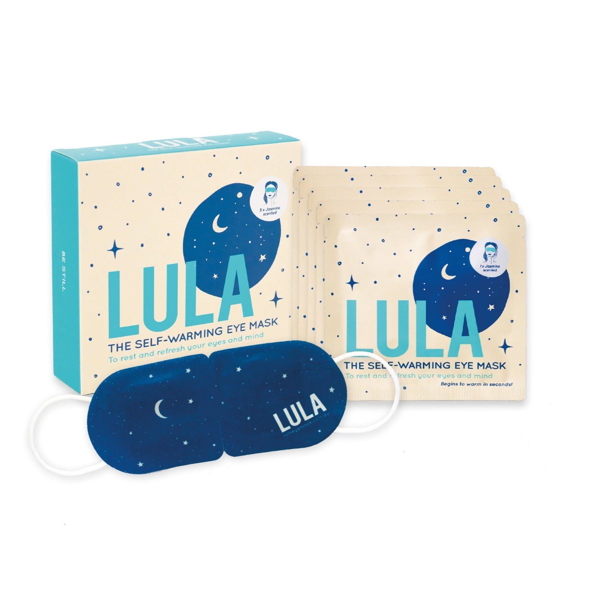 Lula Jasmine eye mask group shot
