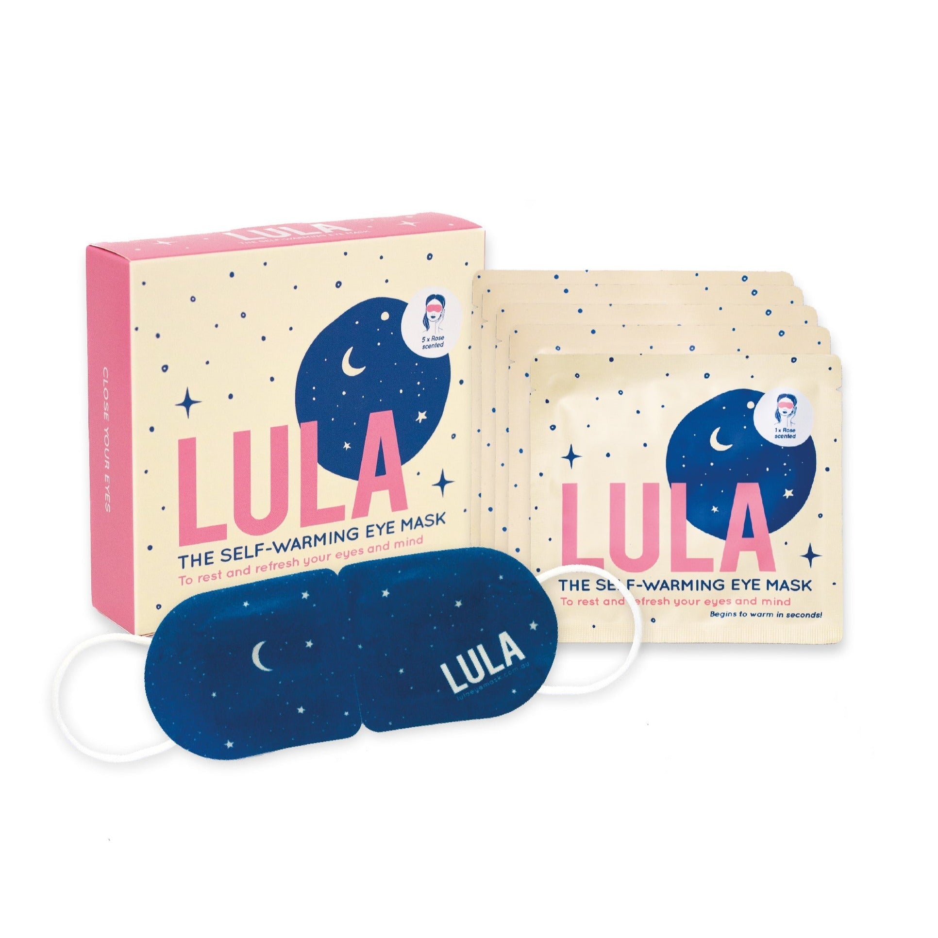 Lula Rose eye mask group shot
