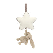 Bashful Beige Bunny Musical Pulldown