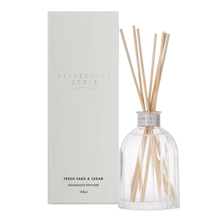 FRESH SAGE & CEDAR | 100ml Fragrance Diffuser