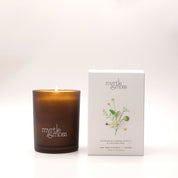 Myrtle & Moss Soy Wax Candle Mandarin Lemon Myrtle Orange Peel front