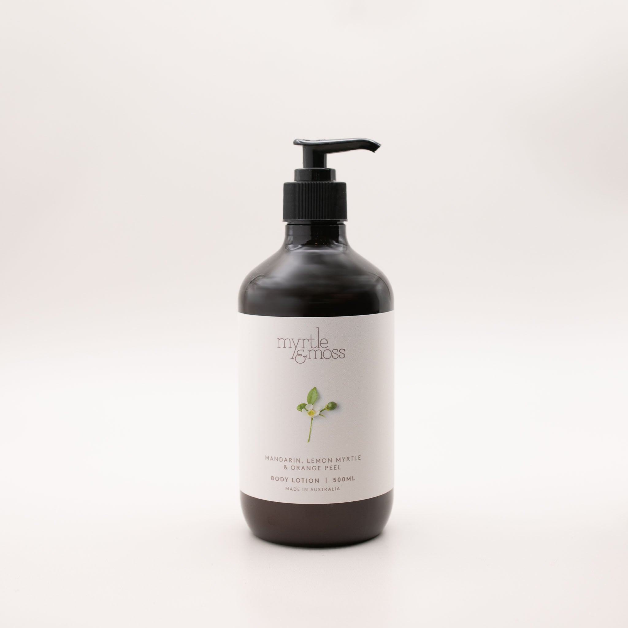 Myrtle & Moss Body Lotion 500ml Mandarin Lemon Myrtle Orange Peel