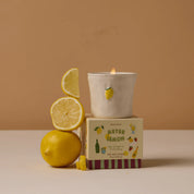 Meyer Lemon Bistro Ceramic Candle 226g