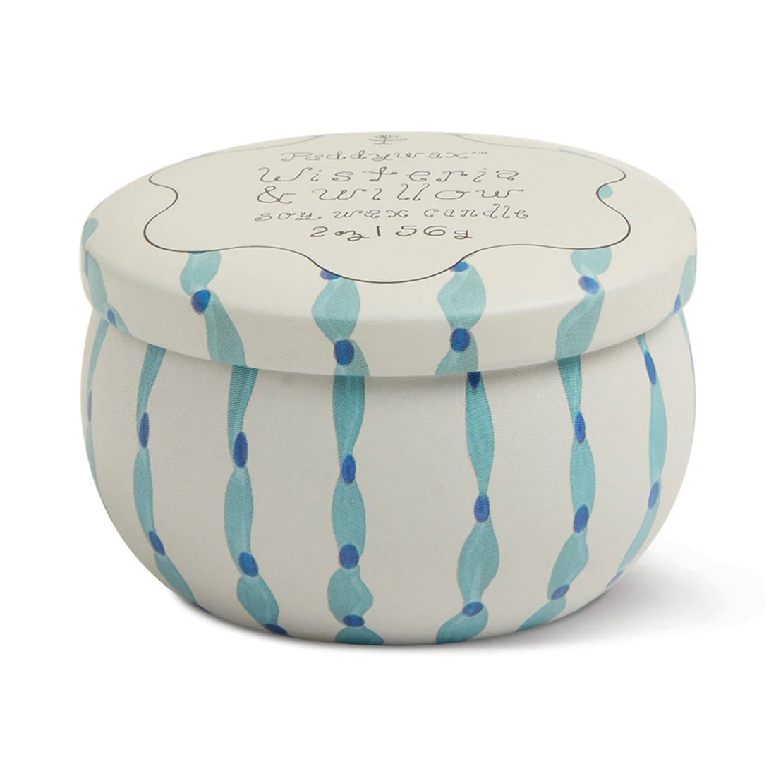 Wisteria & Willow Tulip Printed Tin Candle 56g