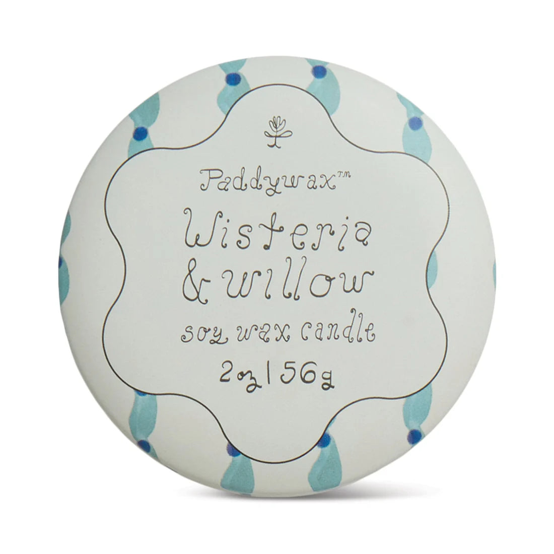 Wisteria & Willow Tulip Printed Tin Candle 56g