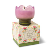 Bronzed Gardenia Tulip Glass Candle 155g