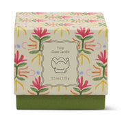 Bronzed Gardenia Tulip Glass Candle 155g