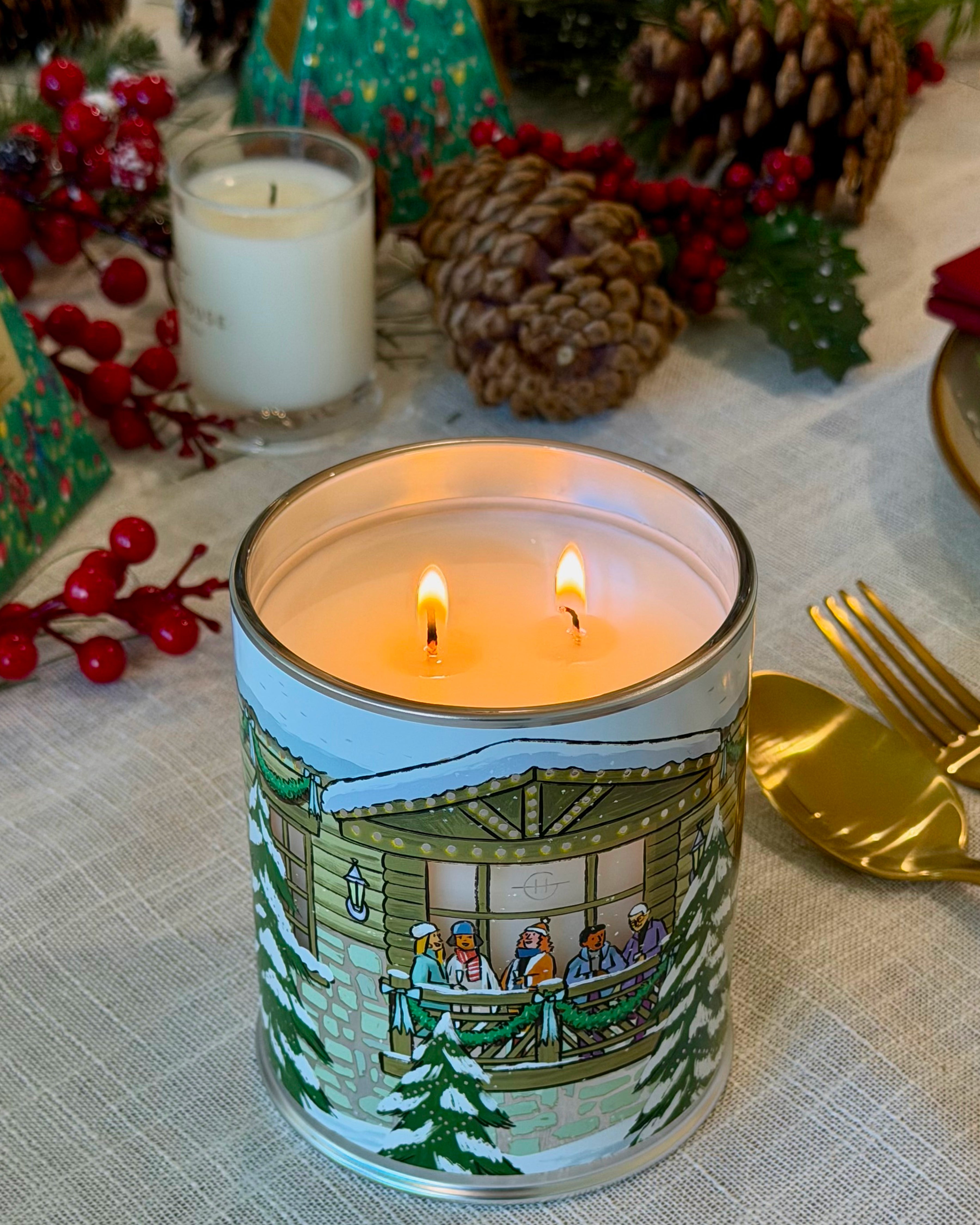Glasshouse White Christmas 380g Candle | Shop 8 – Shop 8 Gifting Co.