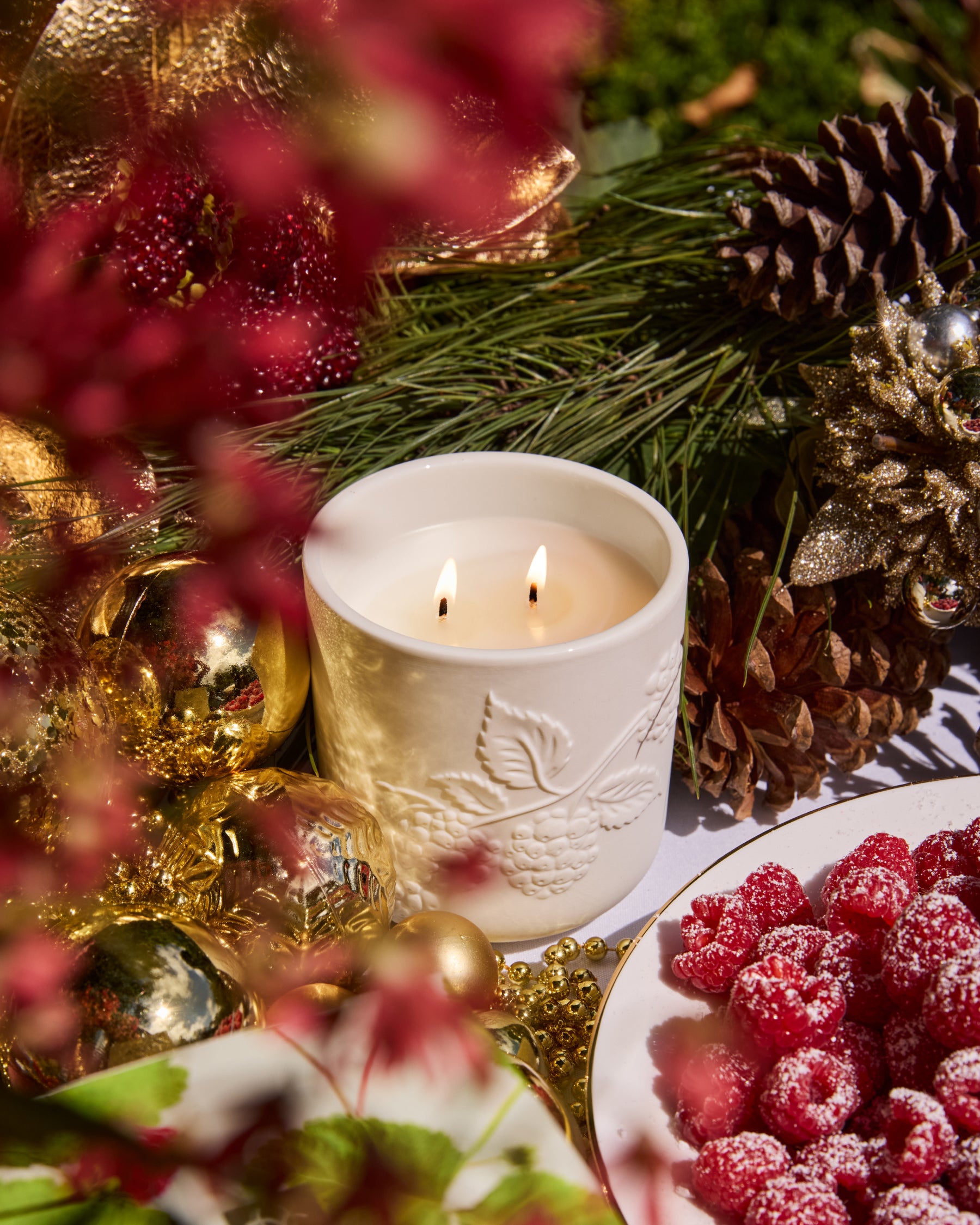 RASPBERRY & RHUBARB | 300g Soy Candle